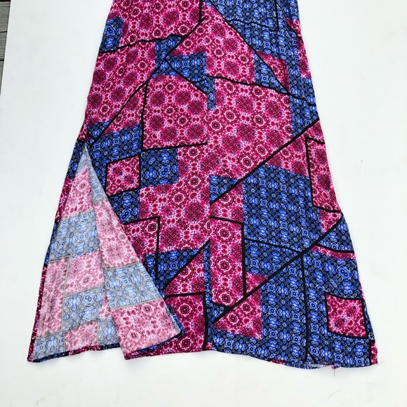 MINKPINK Patchwork Boho Maxi Dress Size M - Picture 10 of 11